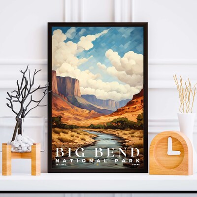 Big Bend National Park Poster, Travel Art, Office Poster, Home Decor | S6 - image5